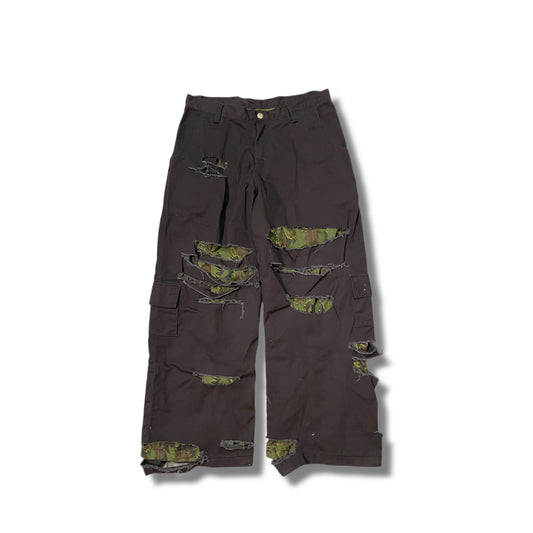 Cargo camo double layers pants