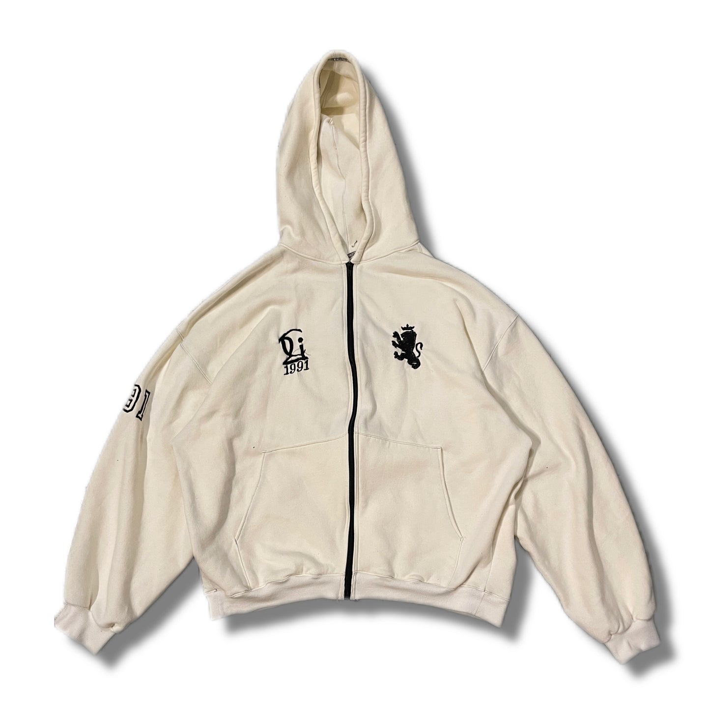 Boxing club hoodie white