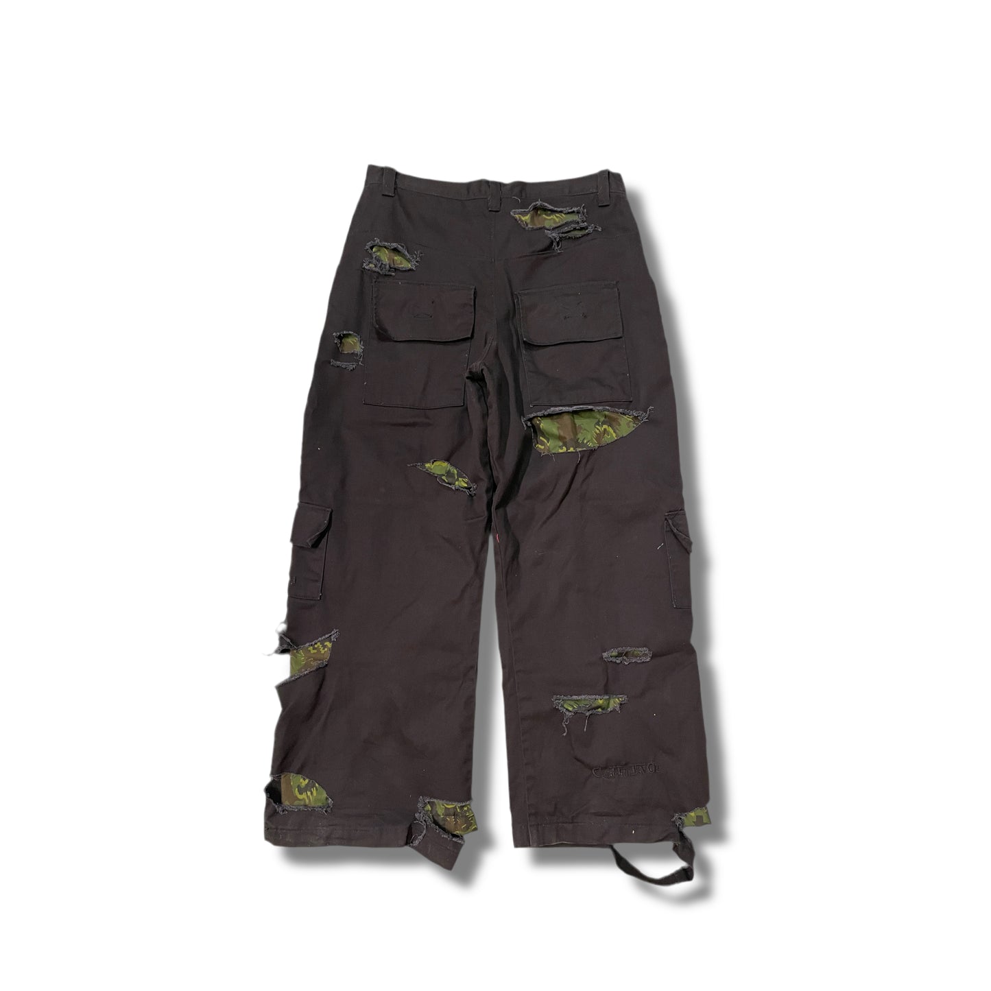 Cargo camo double layers pants